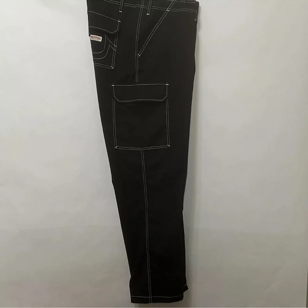 True Religion Cargo Pants Jet Black Big Stitch‎